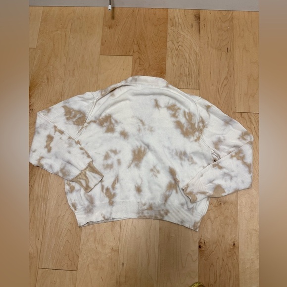 Michael Stars women cardigan retro tie dye‎ Size L earthy tones modern hippie - Picture 6 of 7